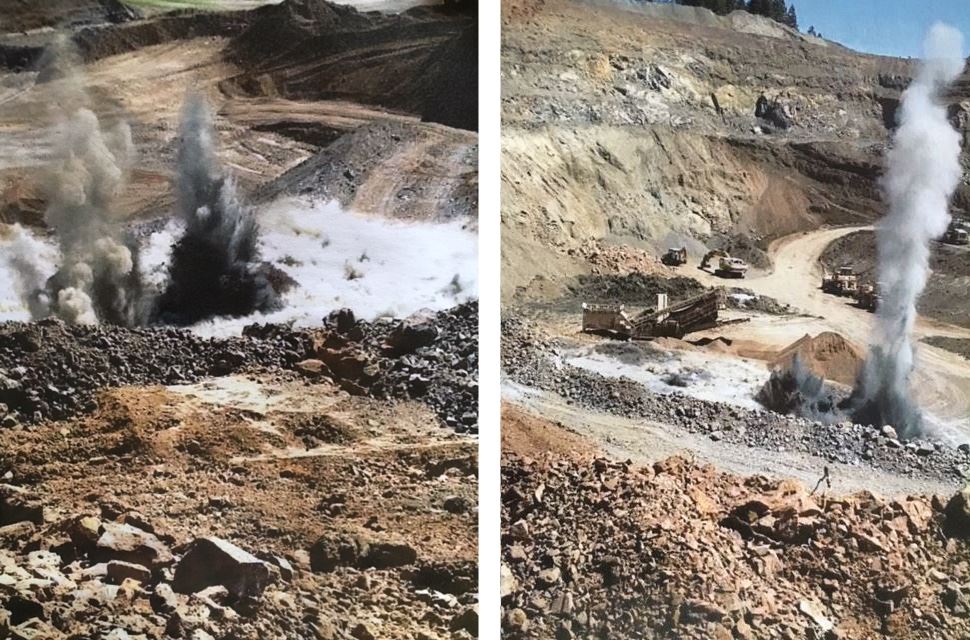 blast and brew at rock quarry